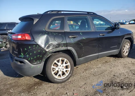 2016 Jeep Cherokee Sport z USA, uszkodzony, nr VIN 1C4PJLAB5GW108067